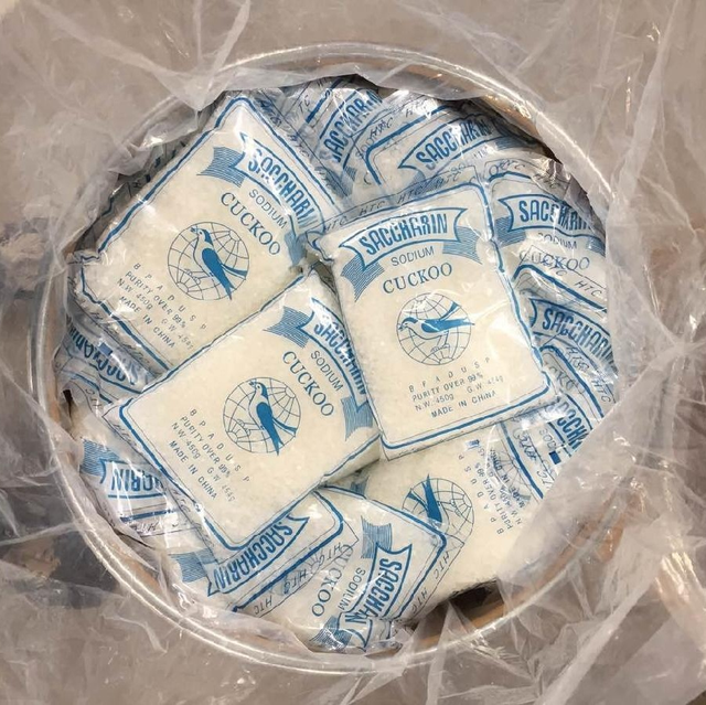 Edulcorante alimentario de sacarina y sodio 